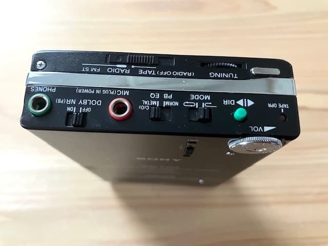 超希少美品 整備済完全動作品 SONY Walkman WM-F203 ブラック