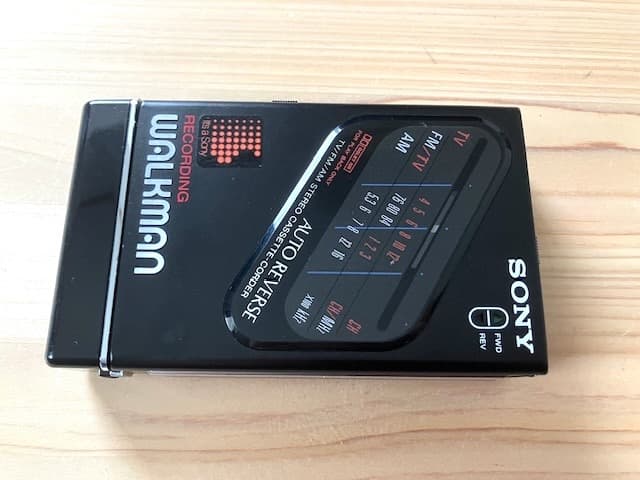 超希少美品 整備済完全動作品 SONY Walkman WM-F203 ブラック
