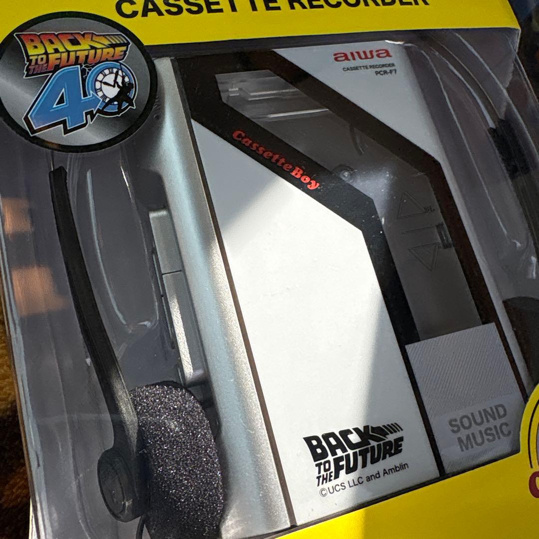 新品 バックトゥザフューチャー aiwa カセットレコーダー ペプシ ボトル