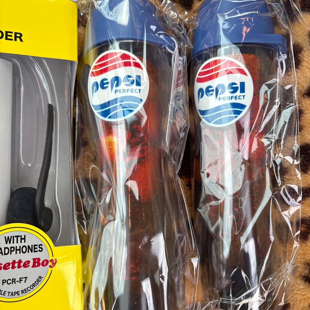 新品 バックトゥザフューチャー aiwa カセットレコーダー ペプシ ボトル