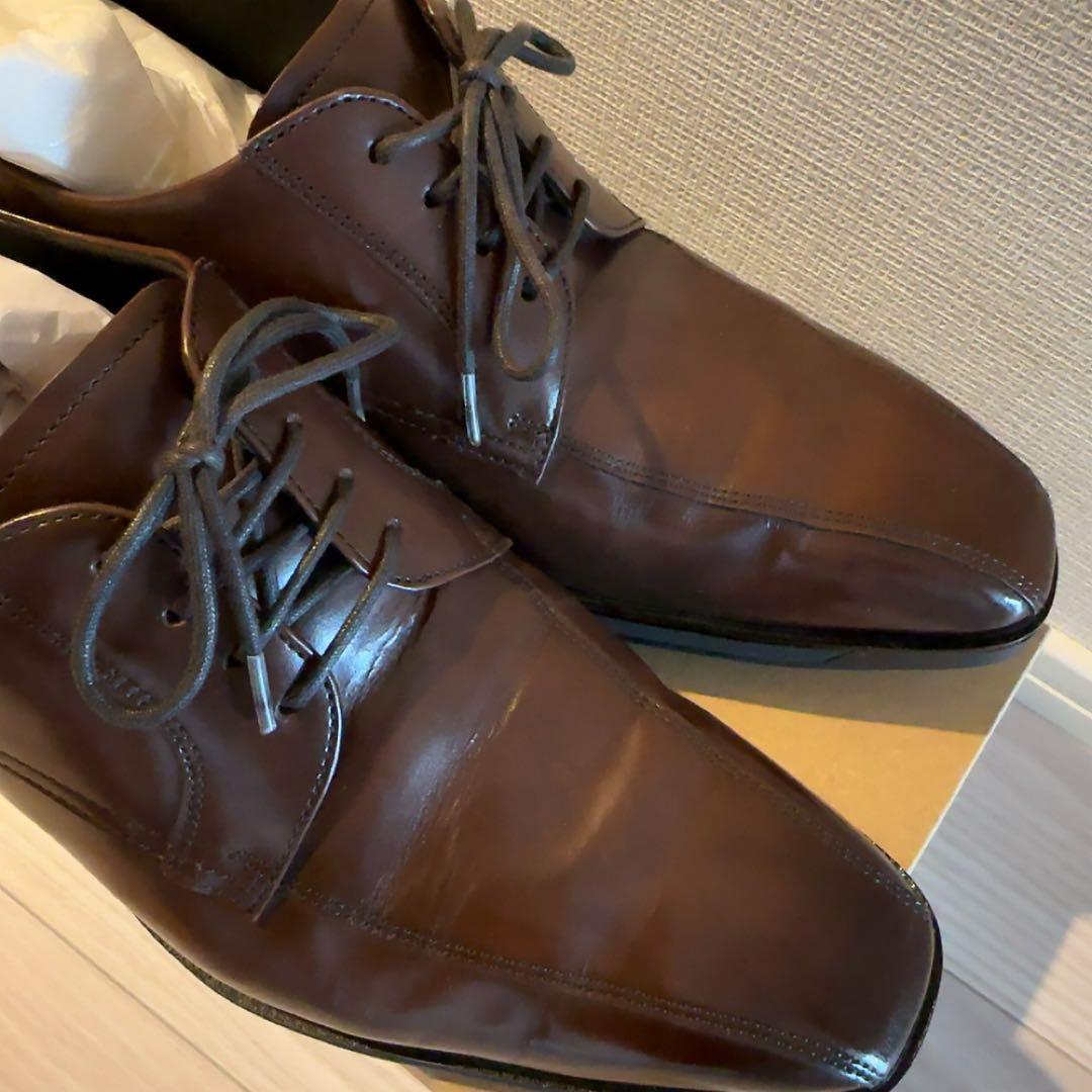 【極美品】アシックスランウォーク　ビジネスシューズ　ブラウン