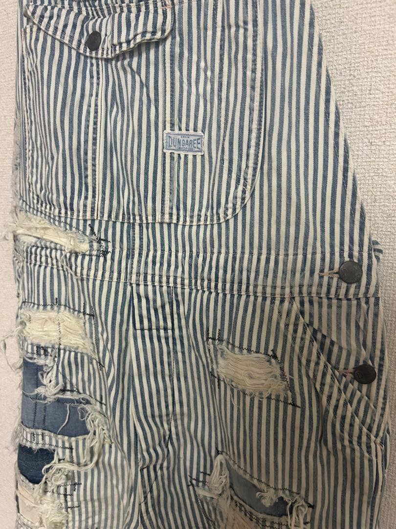 デニムダンガリー　サロペット　オーバーオール　レディース　Mサイズ 01
