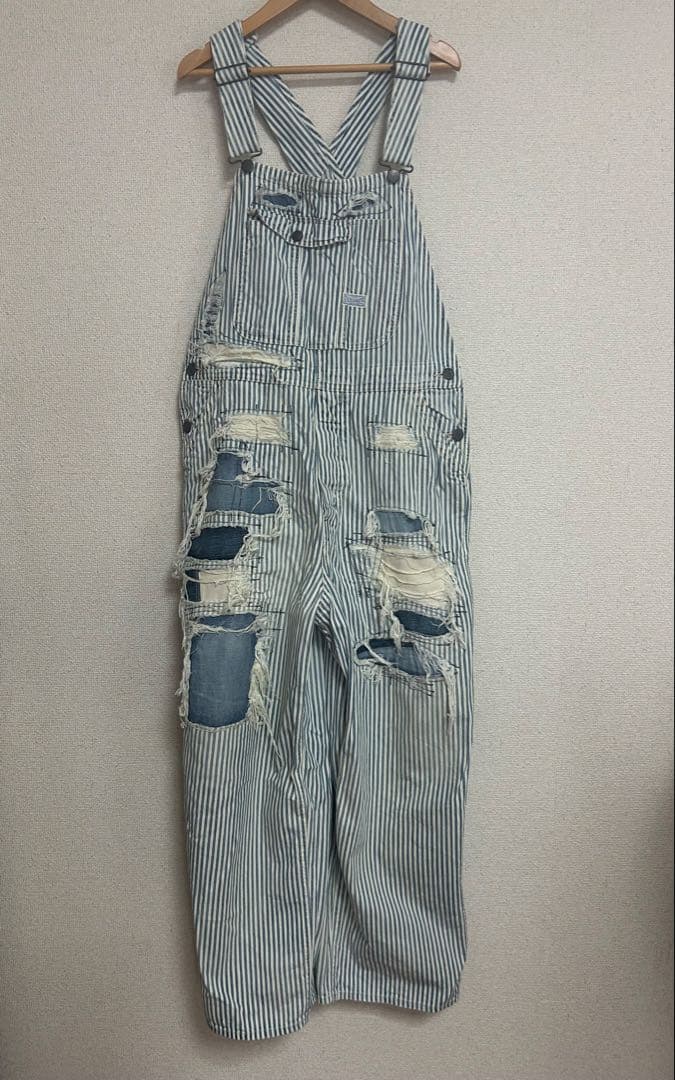 デニムダンガリー　サロペット　オーバーオール　レディース　Mサイズ 01
