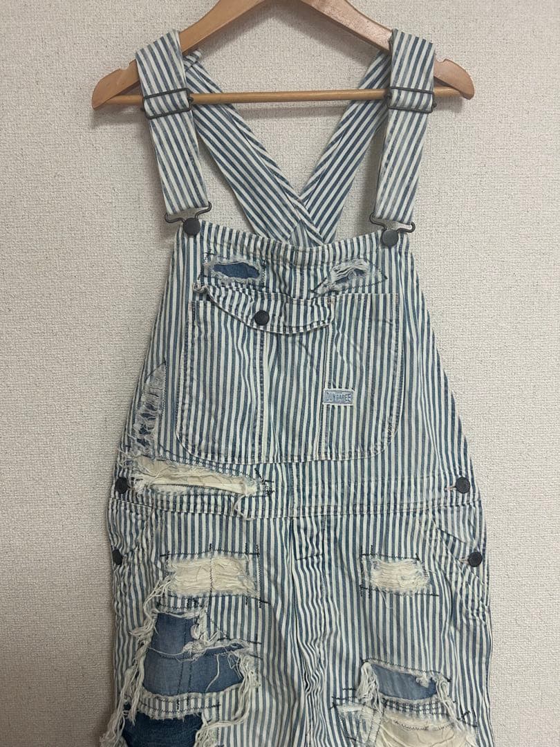 デニムダンガリー　サロペット　オーバーオール　レディース　Mサイズ 01