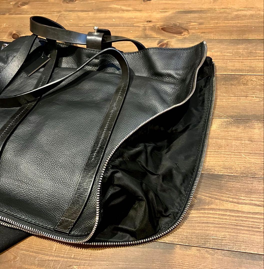 ディースクエアード DSQUARED2 黒×迷彩 レザー バッグ ユニセックス