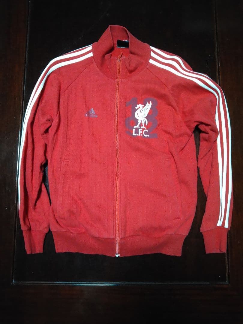 2/8までセール！リバプールFC adidas ジャケット 赤　激レア　レトロ