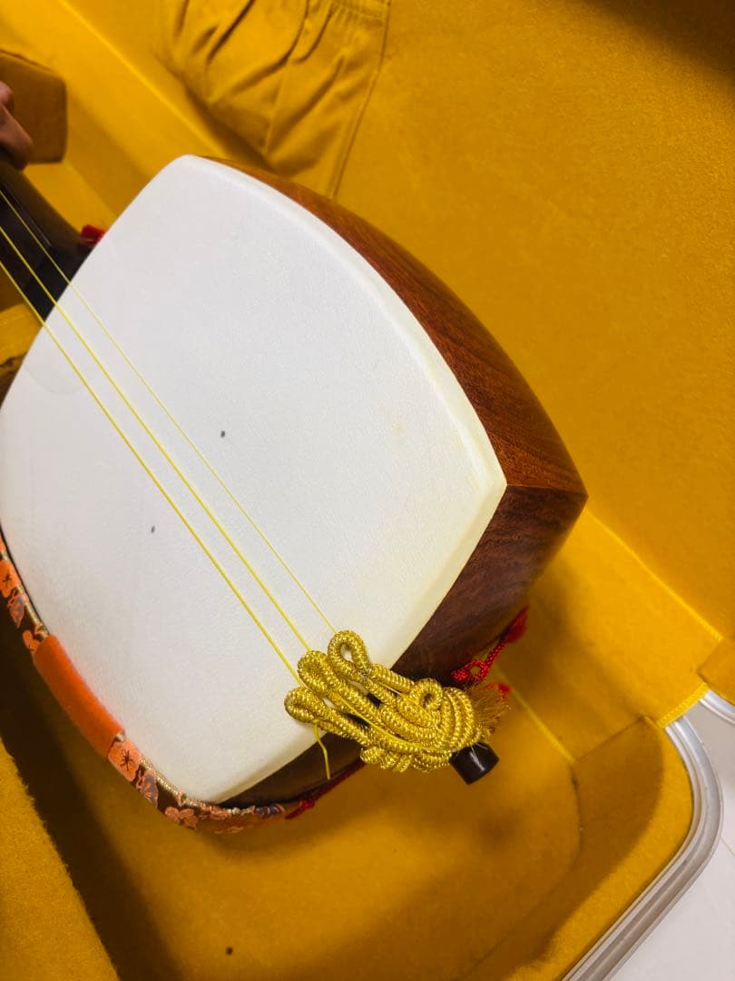 三味線 破れなし　駒・バチ・ハードケース付き