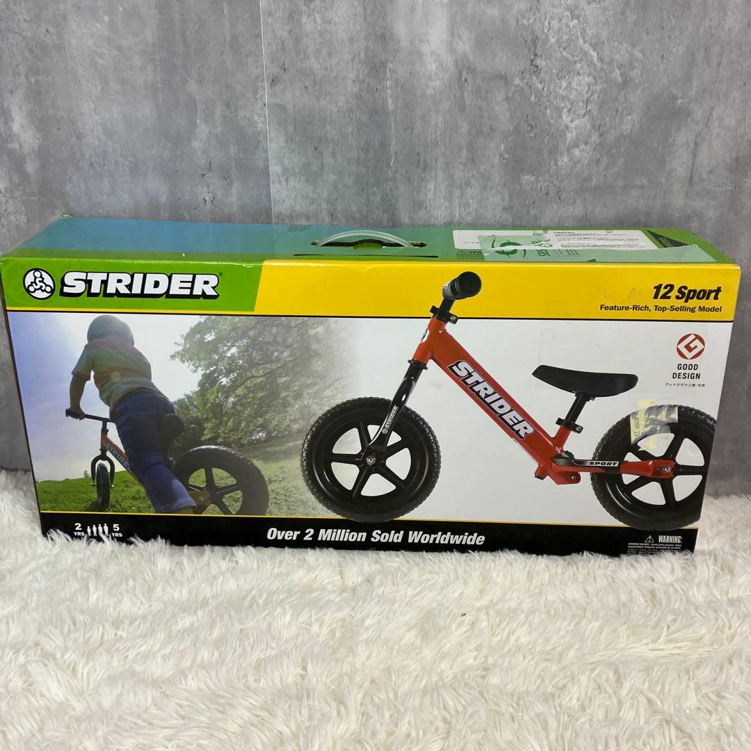 【未使用級】STRIDER SPORTS 12 ストライダー 赤　レッド