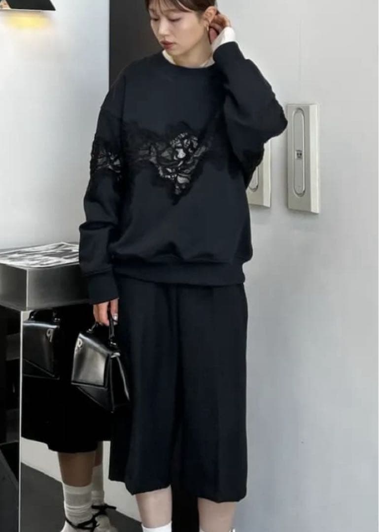 prank project レースニット　Black