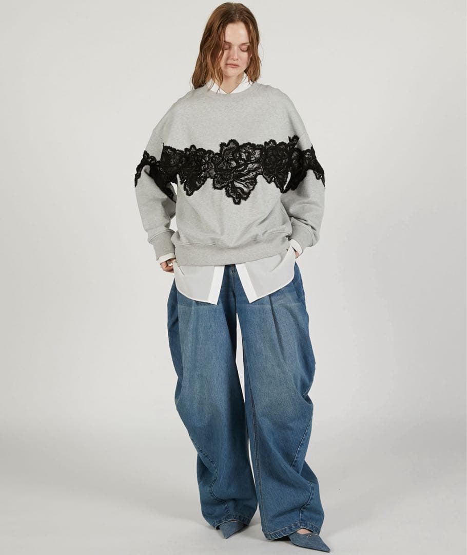 prank project レースニット　Black