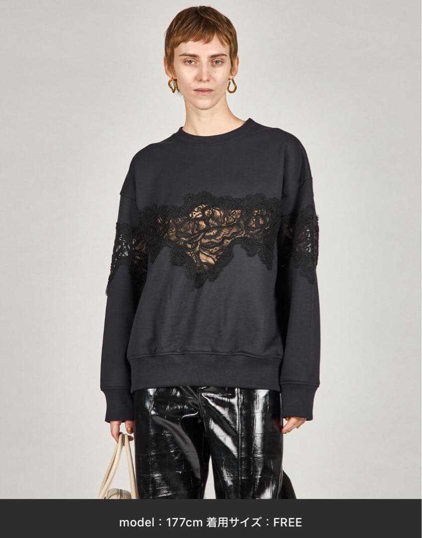 prank project レースニット　Black