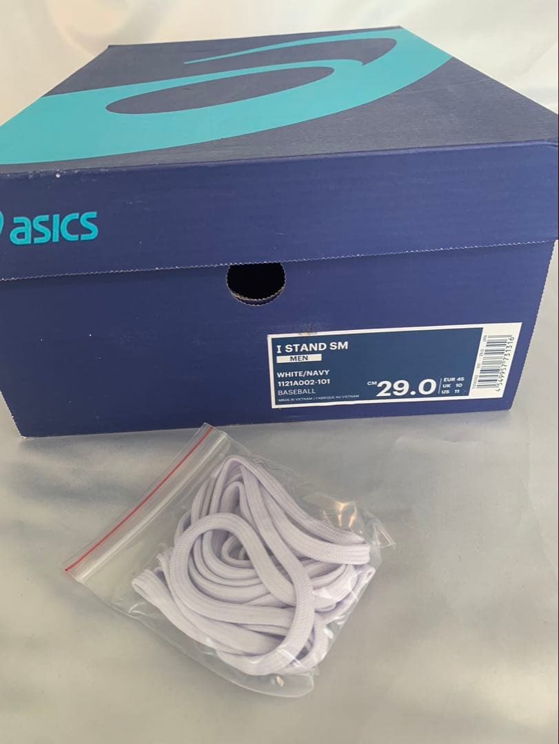 【大谷翔平選手モデル】ASICS スパイクシューズ 白/紺　29センチ