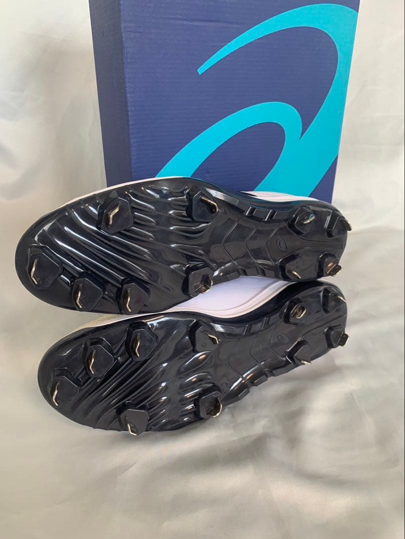 【大谷翔平選手モデル】ASICS スパイクシューズ 白/紺　29センチ