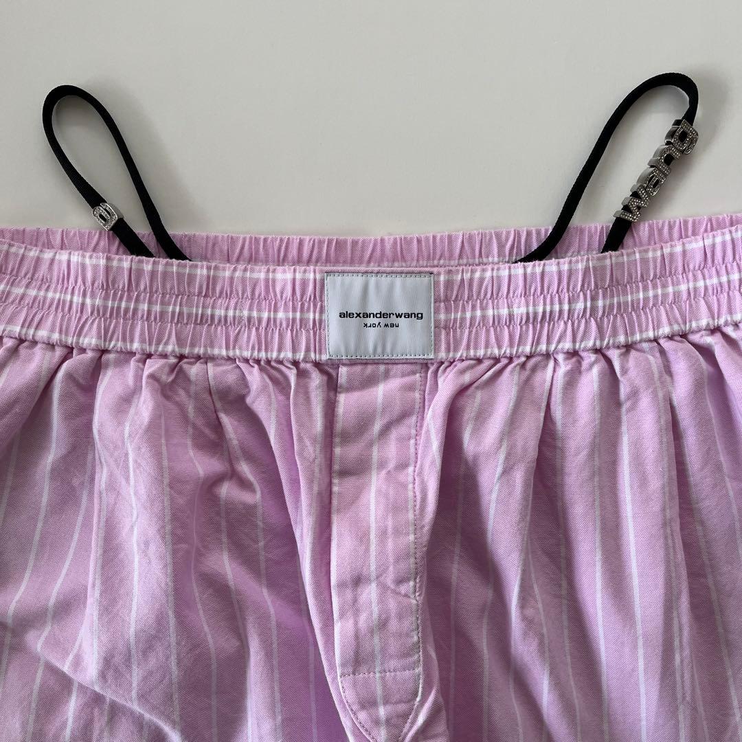パンツ ALEXANDER WANG Stripe Boxer Shorts