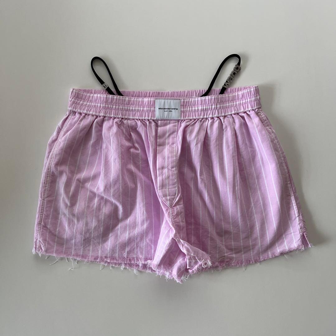 パンツ ALEXANDER WANG Stripe Boxer Shorts