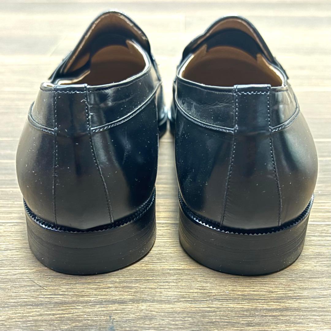 【未使用品】イヴ・サンローラン ブラックレザーローファー 25㎝