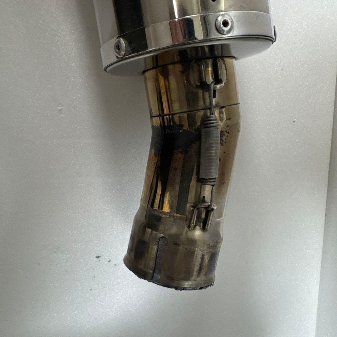 ZRX1200ダエグ対応 テックサーフ スリップオンマフラー チタン製 重低音