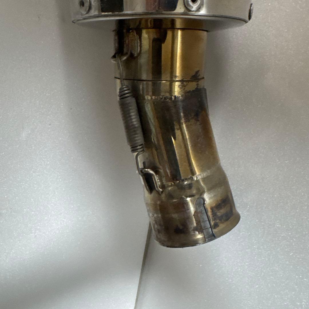 ZRX1200ダエグ対応 テックサーフ スリップオンマフラー チタン製 重低音