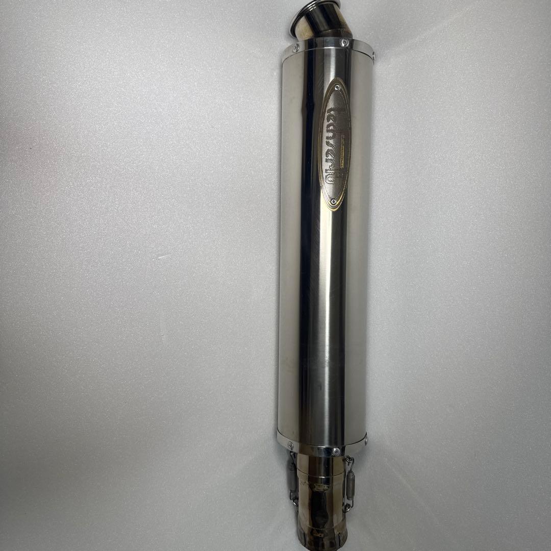 ZRX1200ダエグ対応 テックサーフ スリップオンマフラー チタン製 重低音