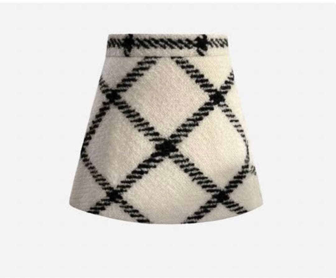 【おすし】sheller big check BISHU skort