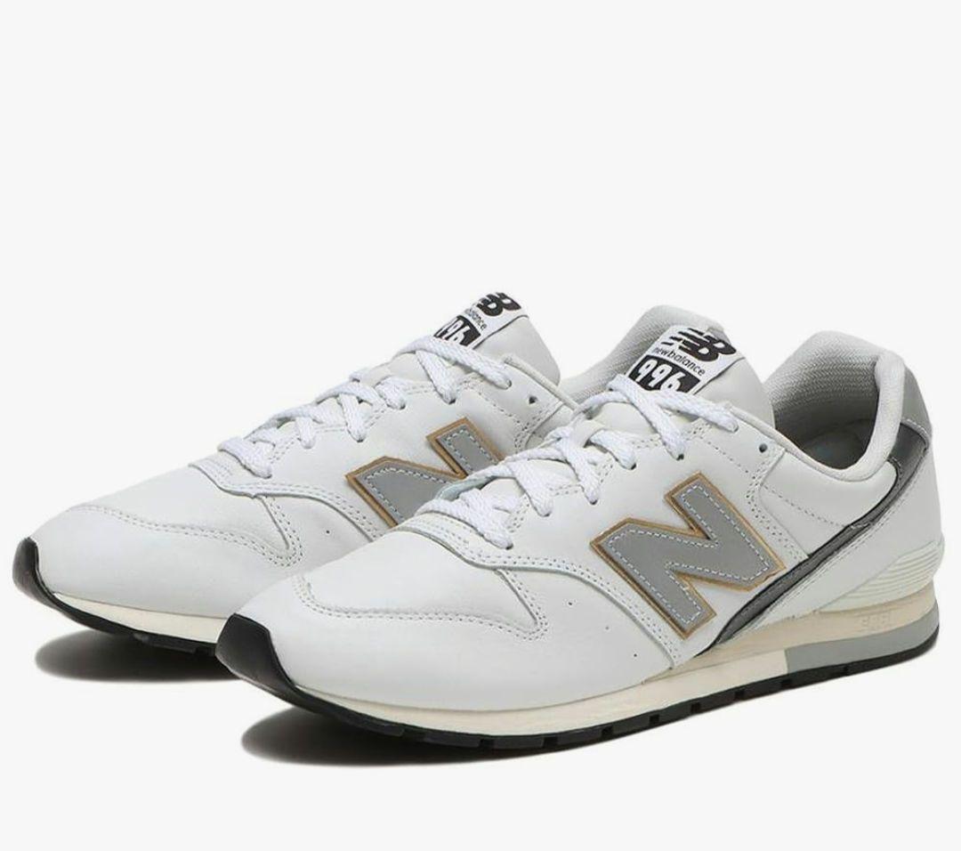 アサガオ❗【美品】ニューバランス CM996RJ2 レザースニーカー