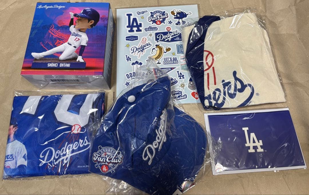 ロサンゼルス ドジャース ファンクラブ 入会特典グッズ