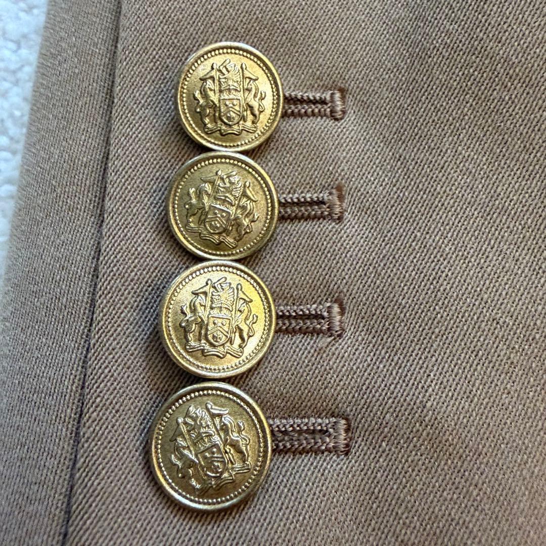 UNITED ARROWS 金ボタン ダブルブレザー ベージュ40