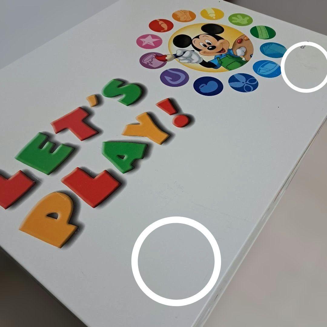 ディズニー英語システム　LET'S PLAY　レッツプレイ　DVD　工作　棚