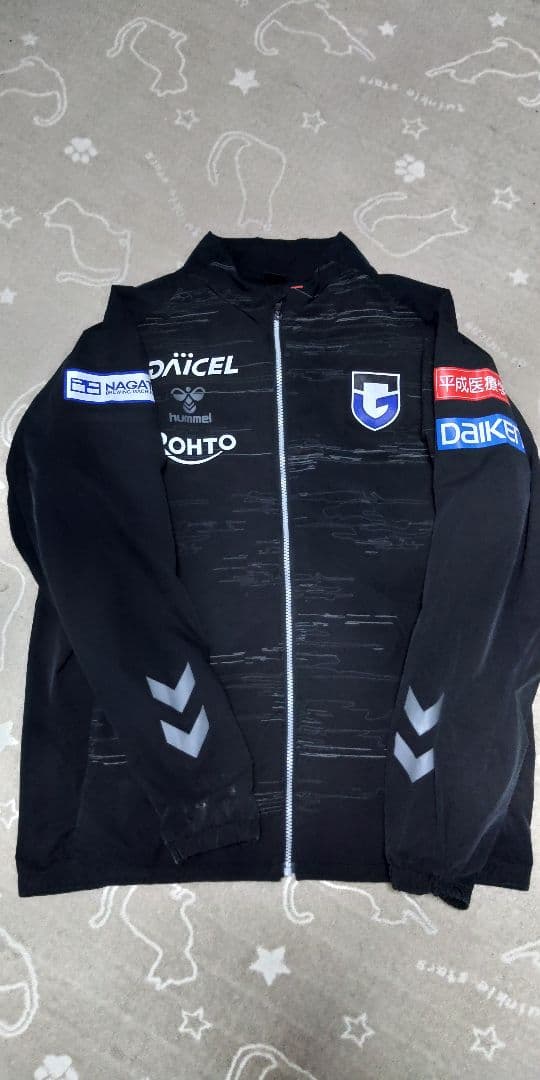 2025 ガンバ大阪 ウーブンジャケット ブラック コーチスタッフ用 サイズXO