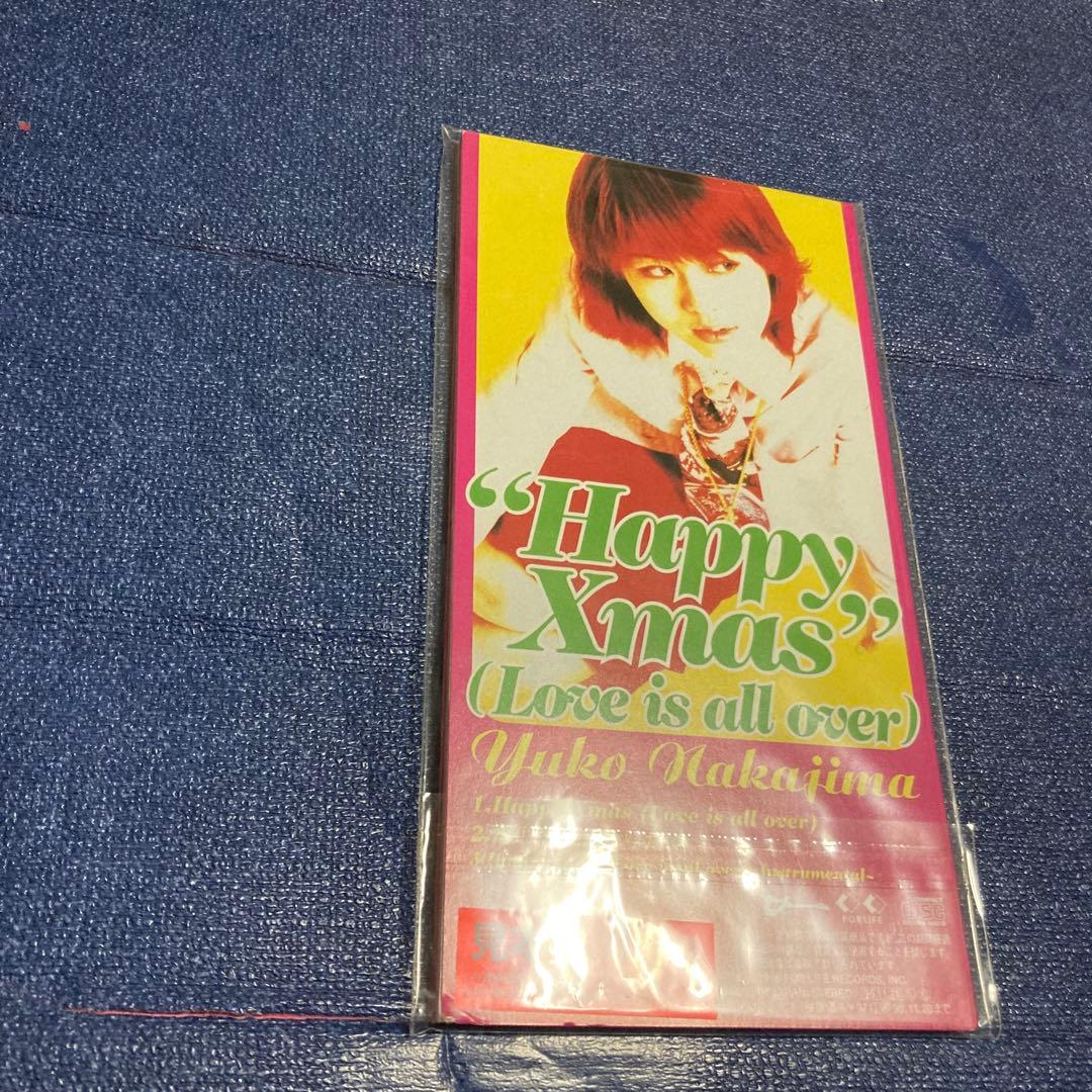 中島優子 .”Happy Xmas”8センチ8cmシングル邦楽cd 未開封