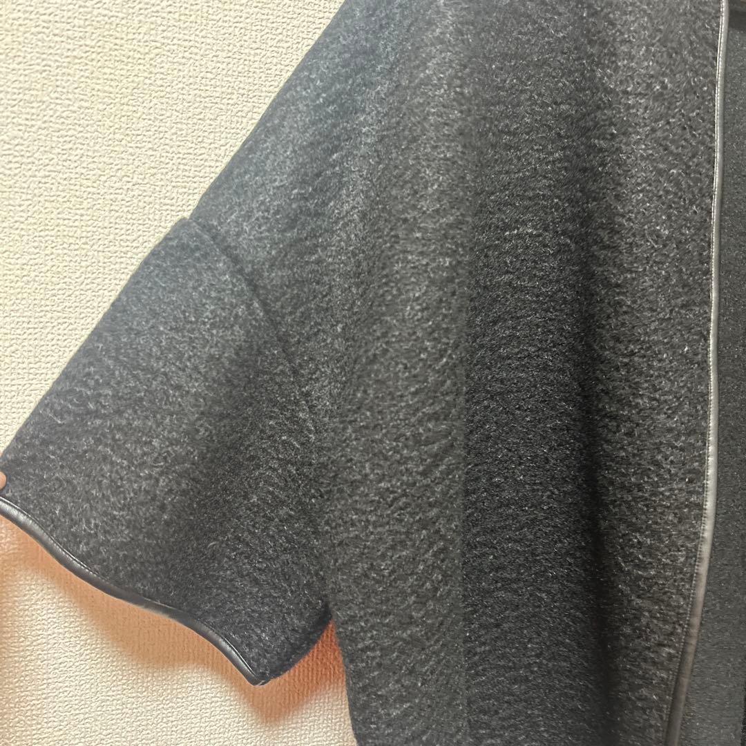 新品　Dou Dou ウーレットポンチョ風アウター