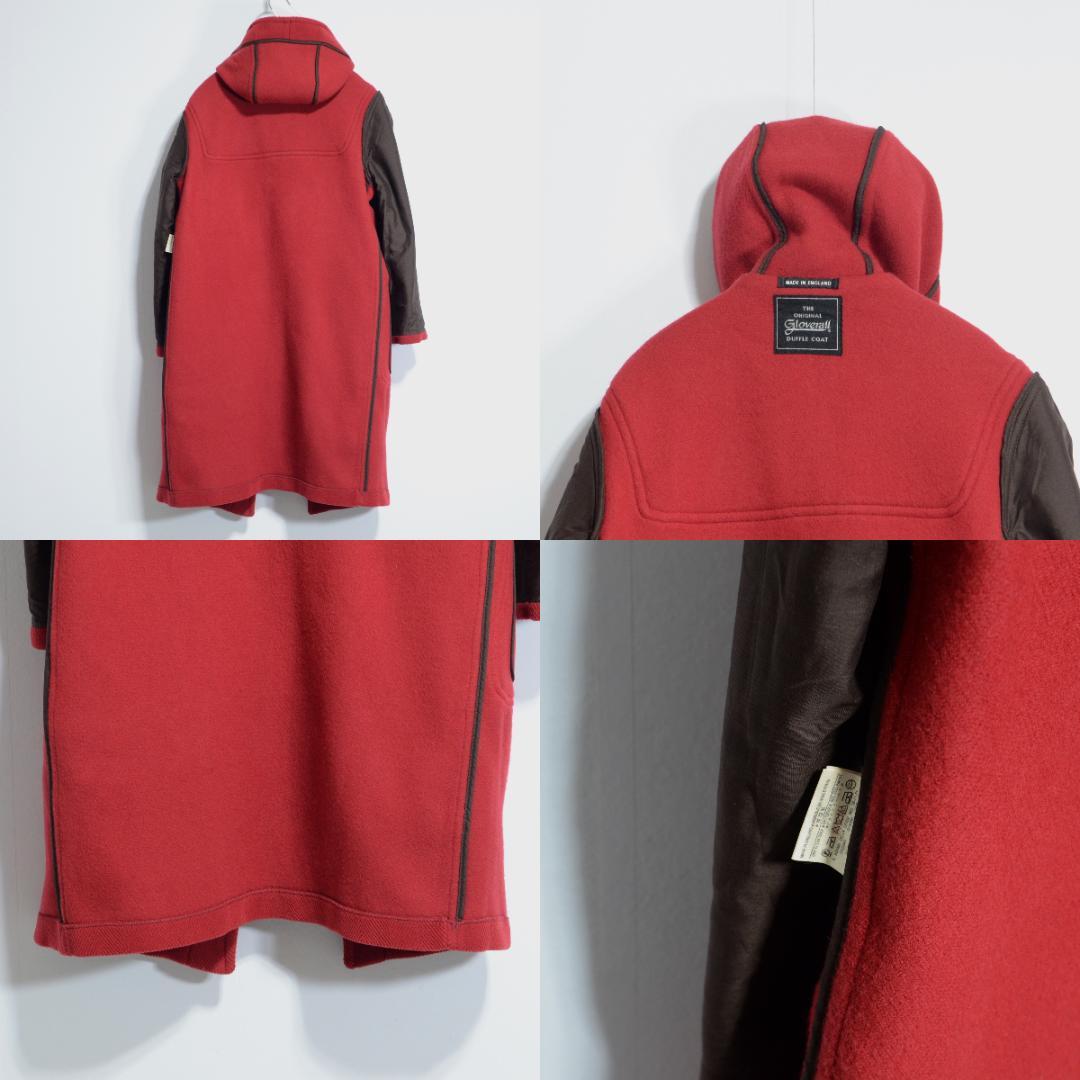超極上品 グローバーオール キングストン ダッフルコート レッド 32