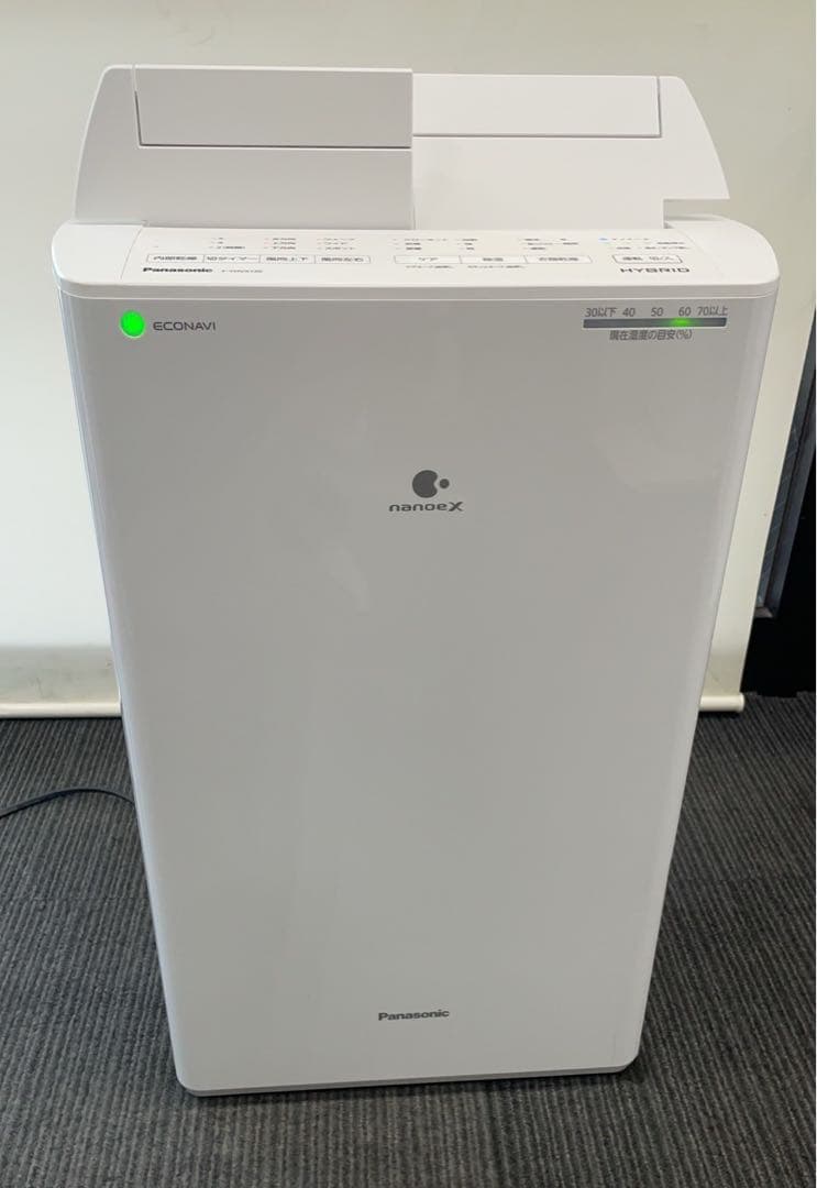 ★中古美品Panasonic ハイブリット衣類乾燥除湿機 F-YHVX120-W