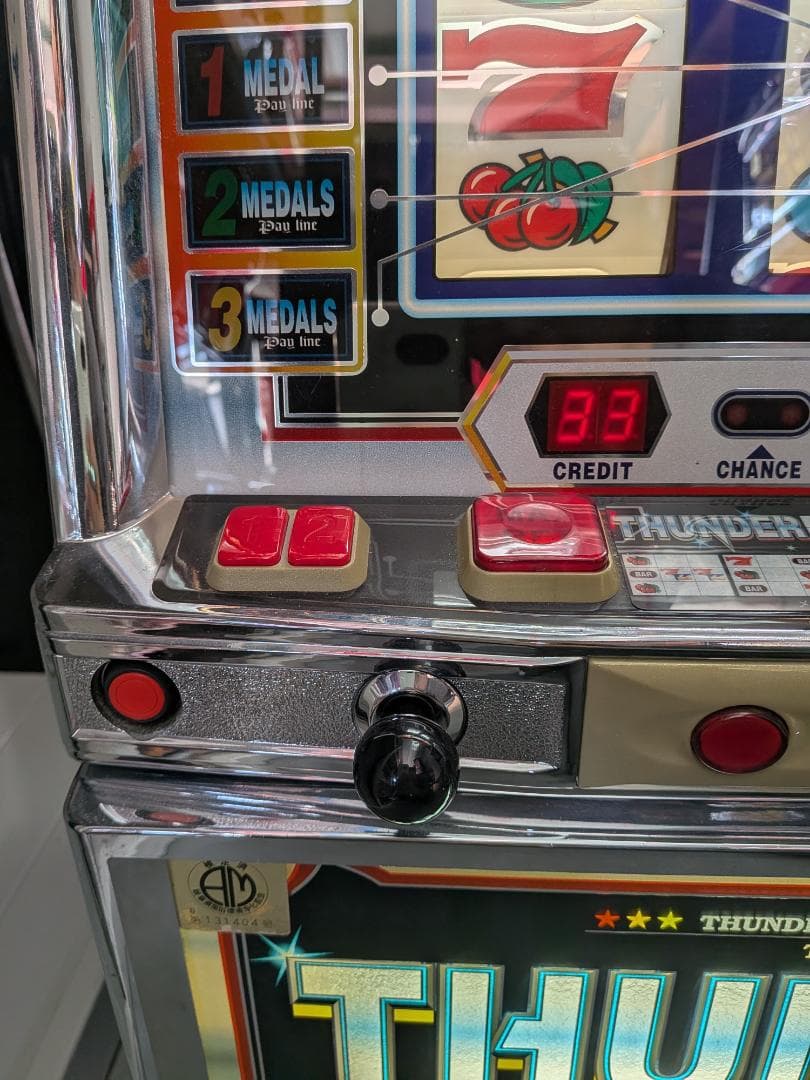 パチスロ　サンダーV実機　４号機　アルゼ　メーシー　スロット　家スロ