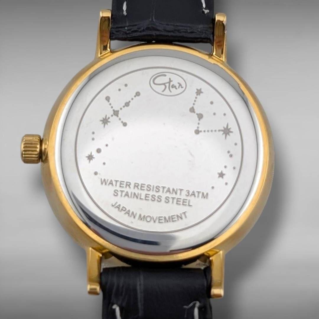 【新品電池/ベルト・稼働・美品】スタージュエリー ホワイトゾディアック オパール