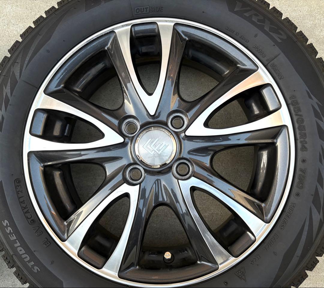 幸！NBOX スタッドレスタイヤ　2本セット