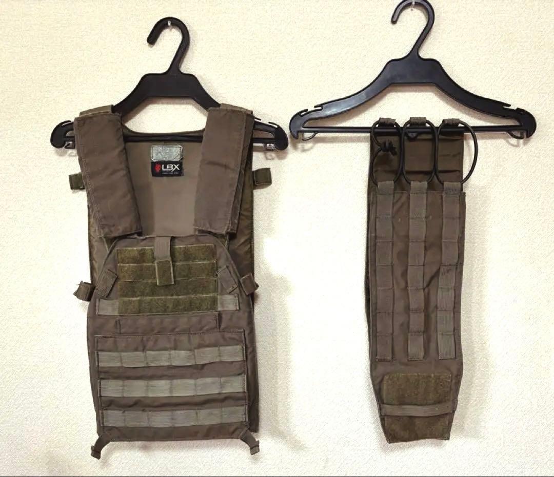 【使用感あり】LBX プレートキャリア　LBX03〜色:RG その他おまけ