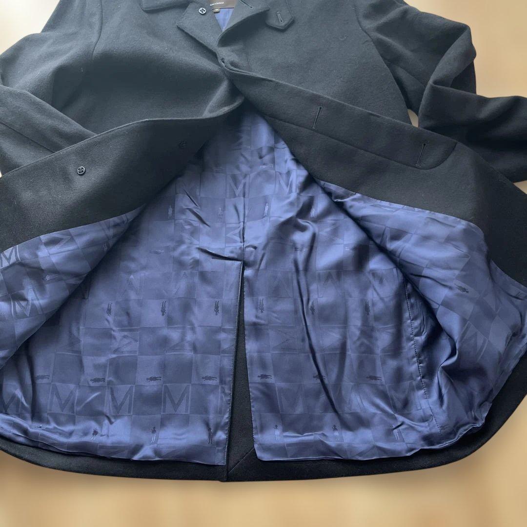 MACKINTOSH ブラック ウール ピーコート