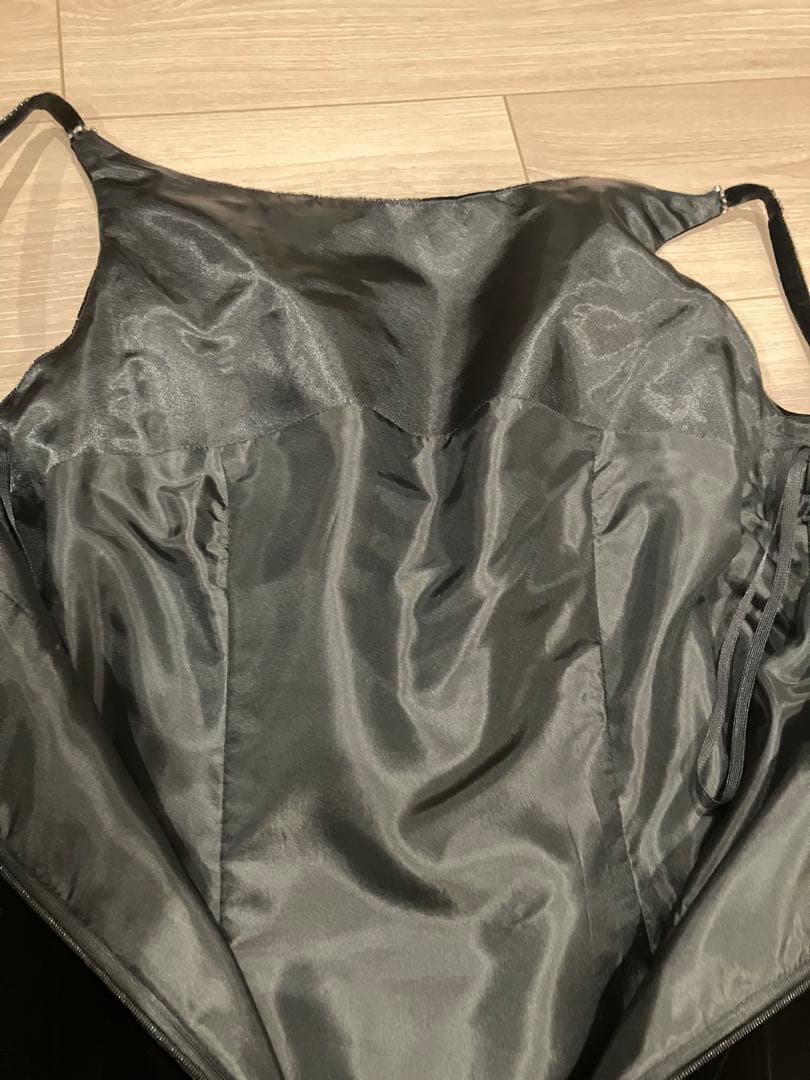 美品AIMER【高身長細身】ベルベット マーメイドドレス 7-9号 ロングドレス