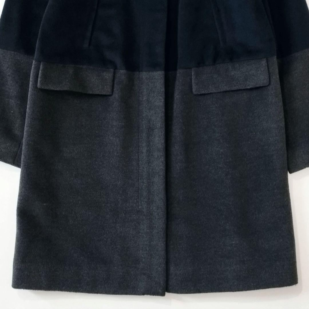 未使用タグ付き✨️NAUTICA✨️羊毛混 ノーカラーコート