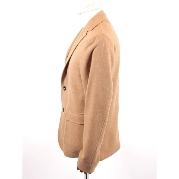 THE GIGI 　ザ・ジジ　ウールヘリンボーンベージュ テーラードジャケット