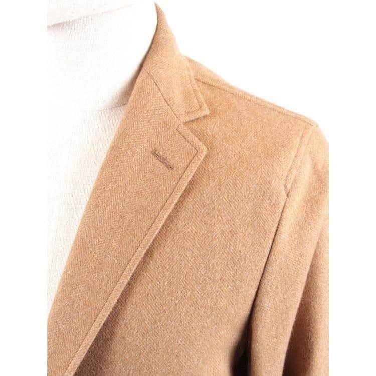 THE GIGI 　ザ・ジジ　ウールヘリンボーンベージュ テーラードジャケット