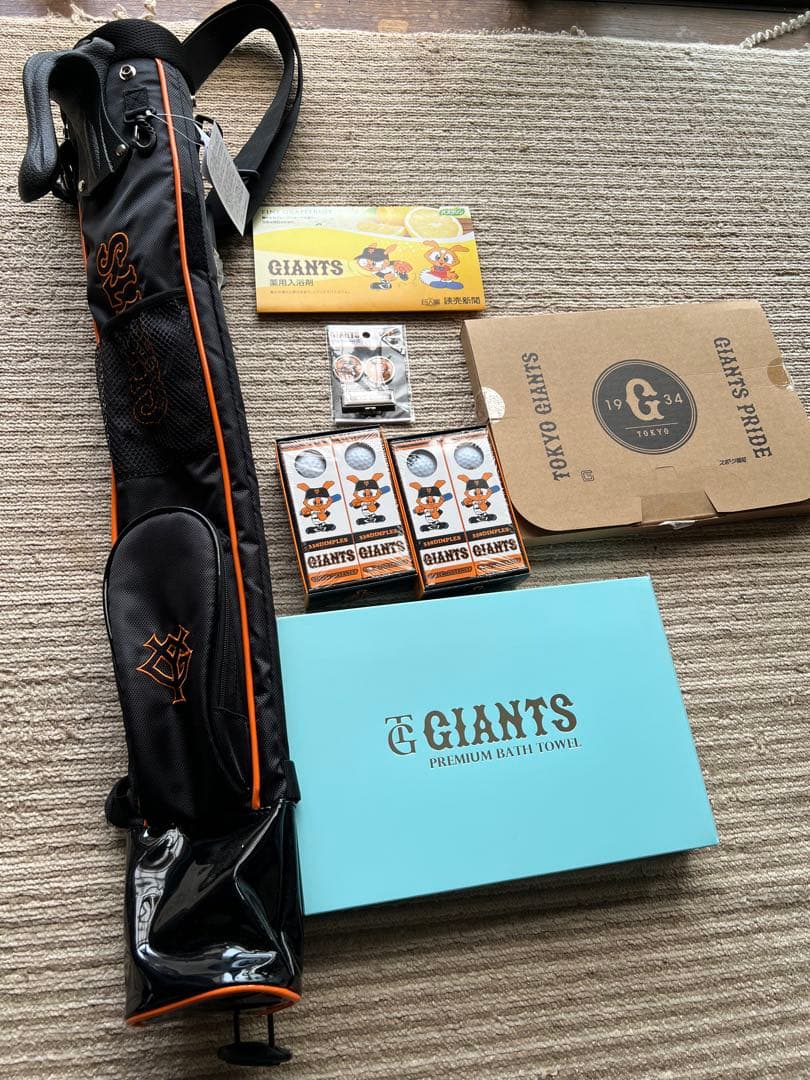 GIANTS ラウンドスタンドバッグ ブラック/オレンジ