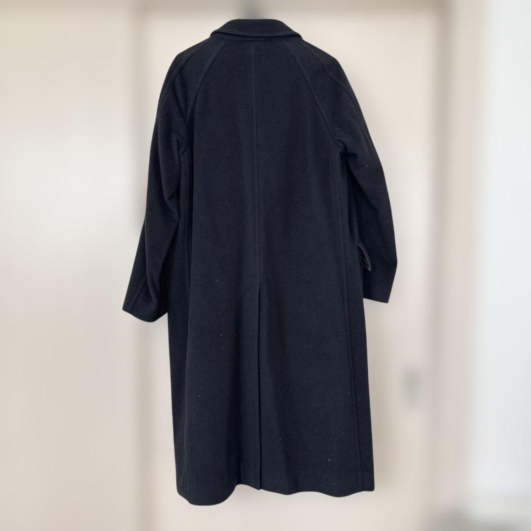 オーラリー カシミヤ ウール チェスターコート ブラック　19aw サイズ1