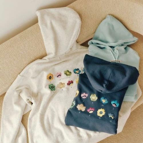 ボーイフレンド シーズン2 × ニコアンド【コラボ フーディー 】グレー•L