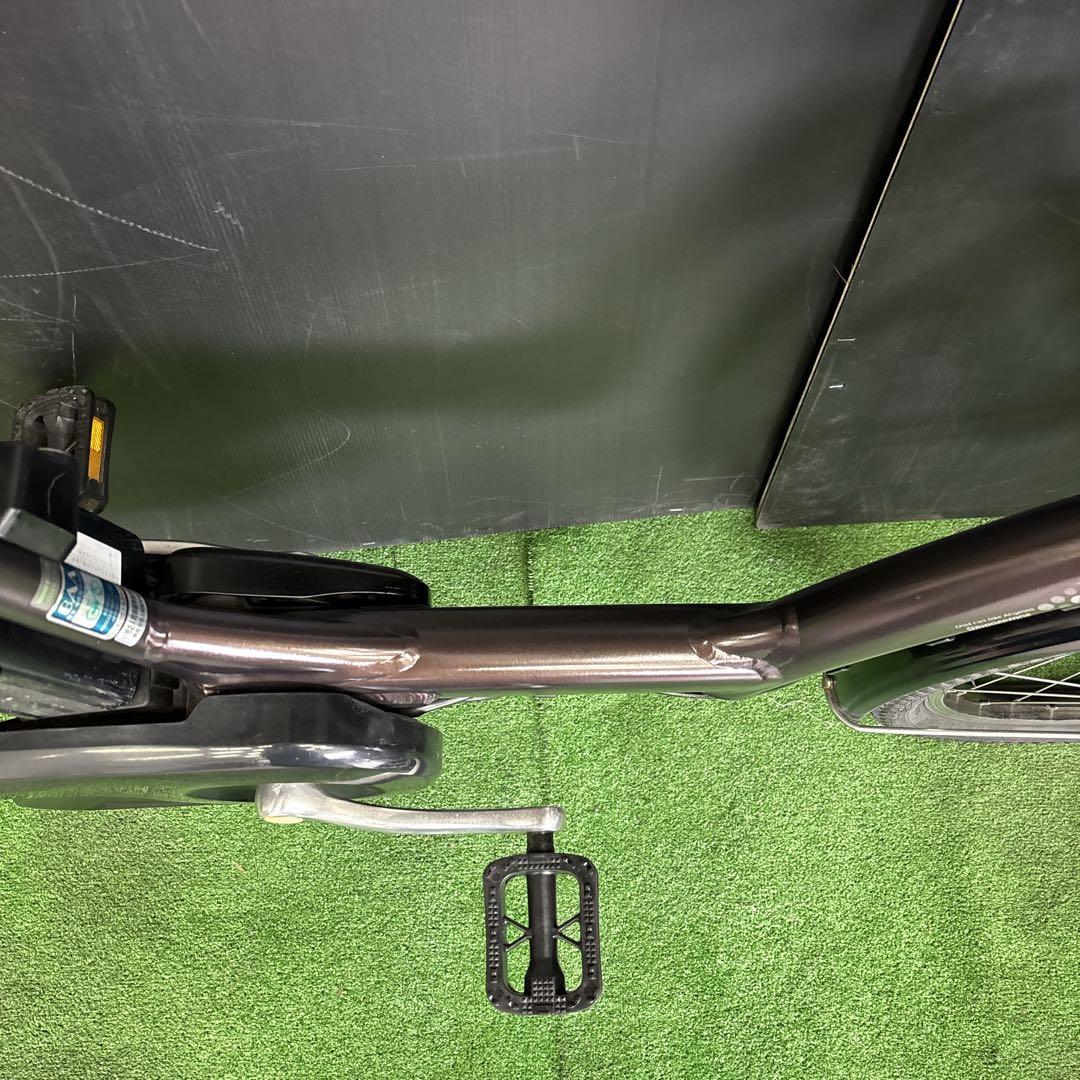 電動自転車 BS Angelino ブラウン 3人乗り対応　55