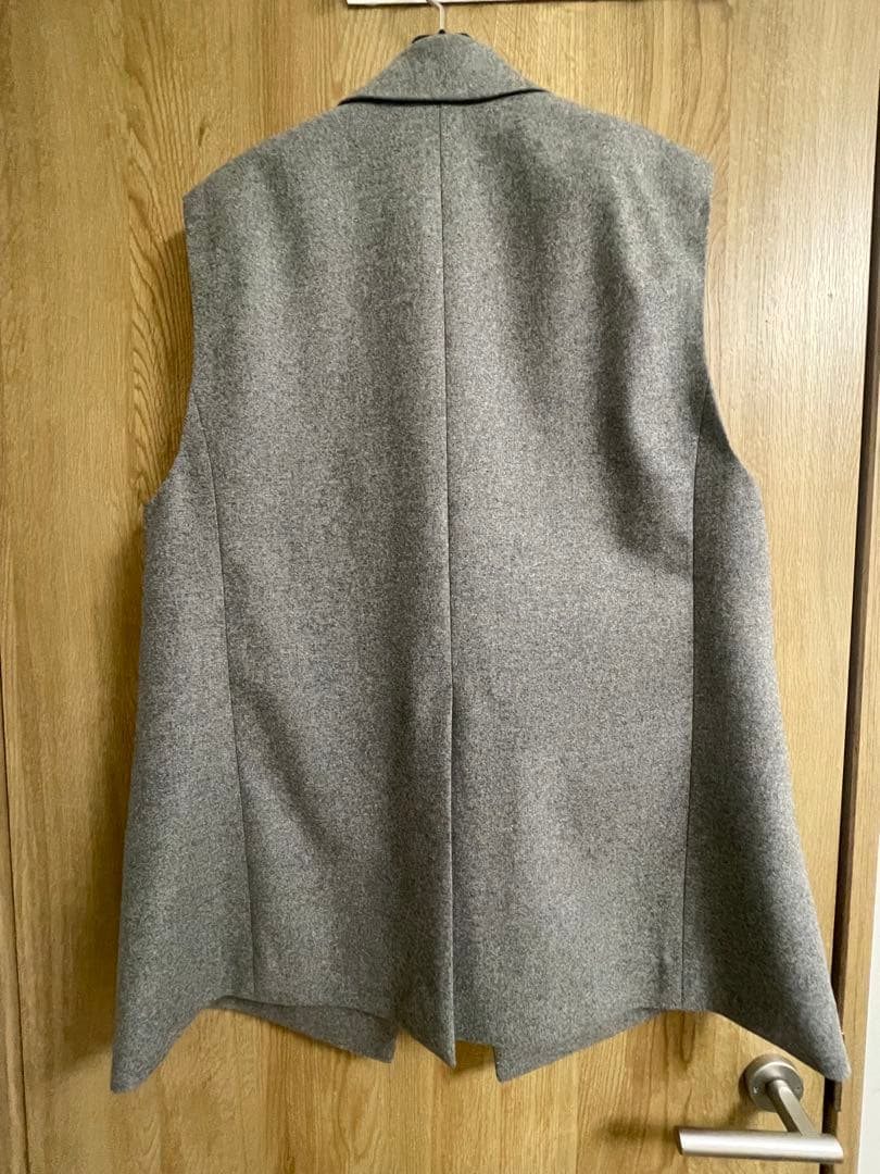 定価99000円　TOMORROWLAND .B ウールフラノ テーラードジレ