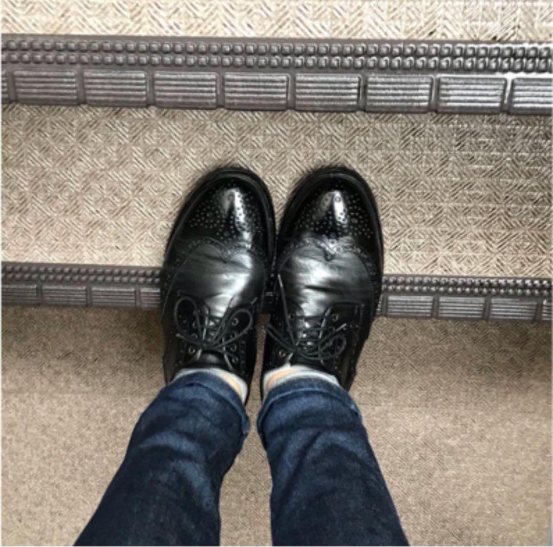 ドレスシューズ made in spain ウィングチップ ローファー