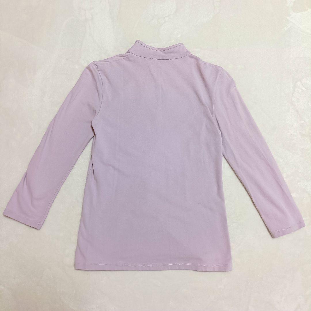 ヴィヴィアンタム VIVIENNE TAM チャイナネック刺繍カットソー 紫 M