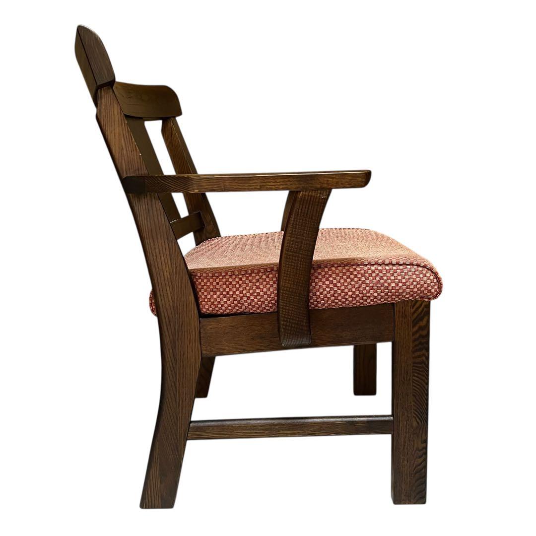 【美品】DC ヤマト2 ダイニングチェア　肘置き　肘掛け 椅子　NITORI